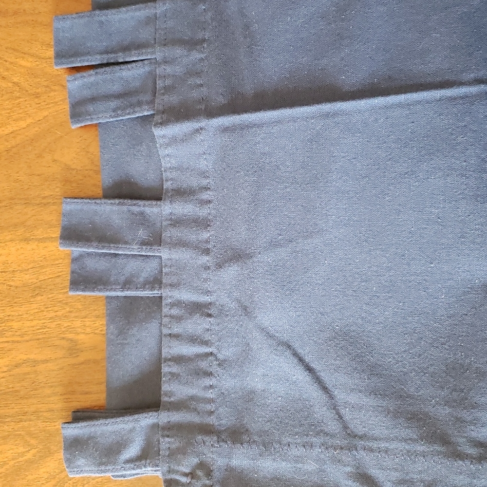 Tab top curtain panels